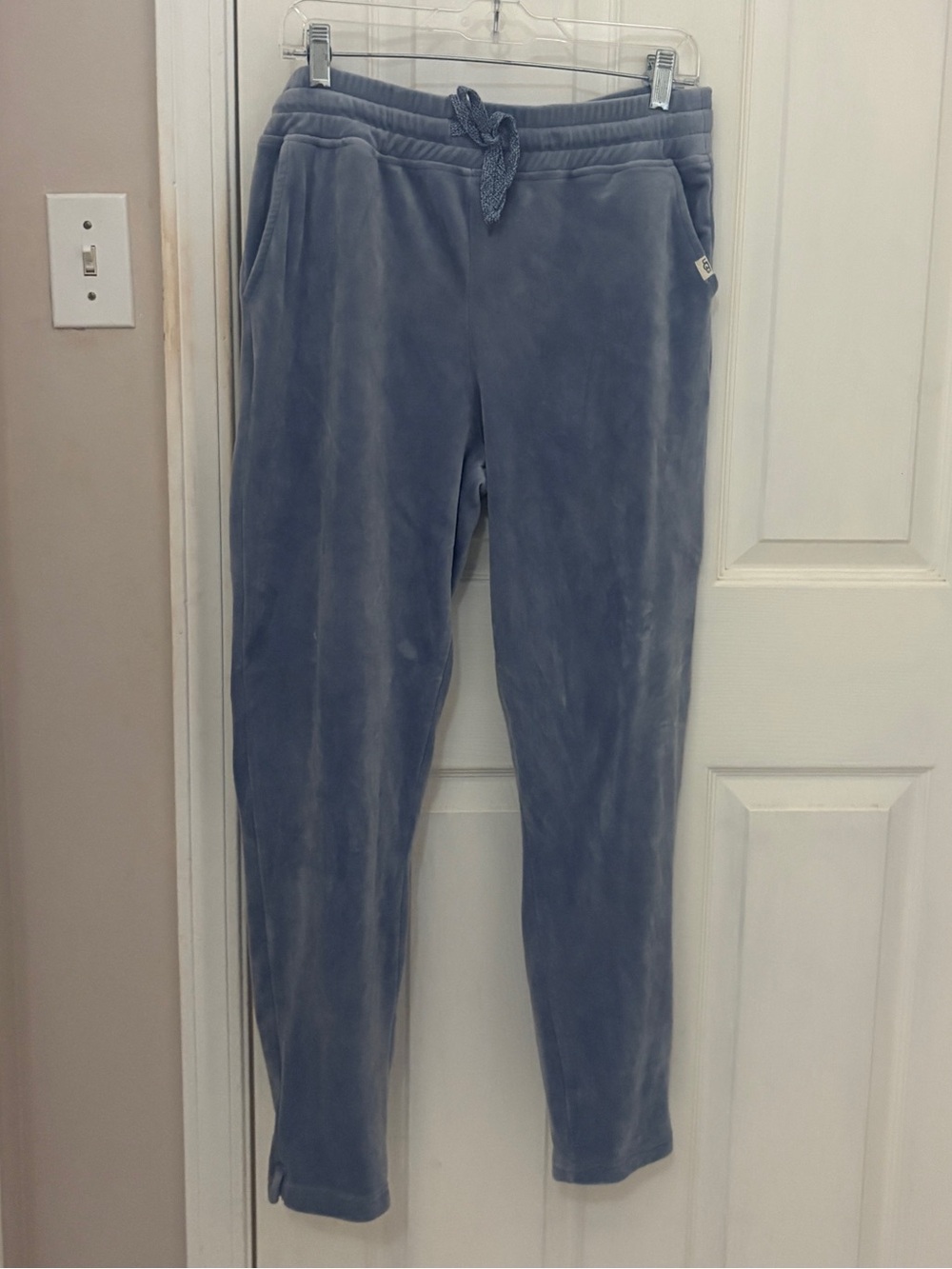UGG Super Soft Velour Pants in Light Blue